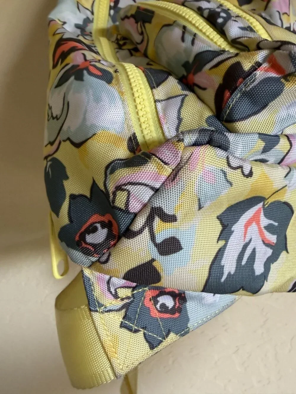 Vera Bradley Reactive Sling Sunny Garden Yellow Floral Backpack